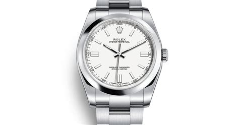 rolex oyster perpetual white 36